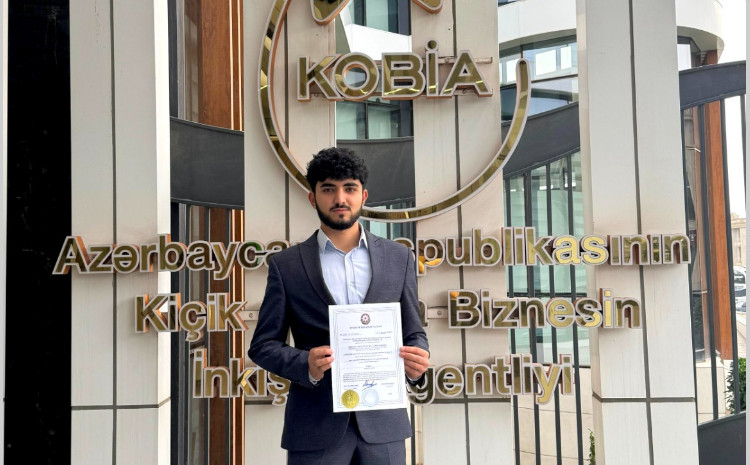 ADAU tələbələrinin “AgroSphere” startapı rəsmi startap şəhadətnaməsi alıb 