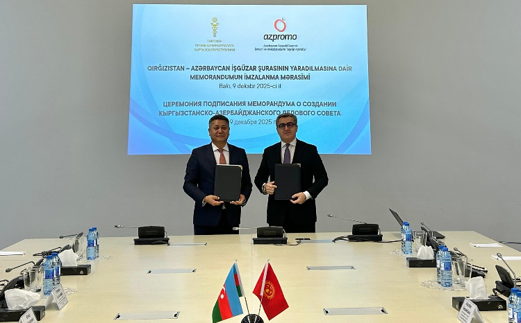Qırğızıstan-Azərbaycan İşgüzar Şurasının yaradılmasına dair memorandum imzalanıb 