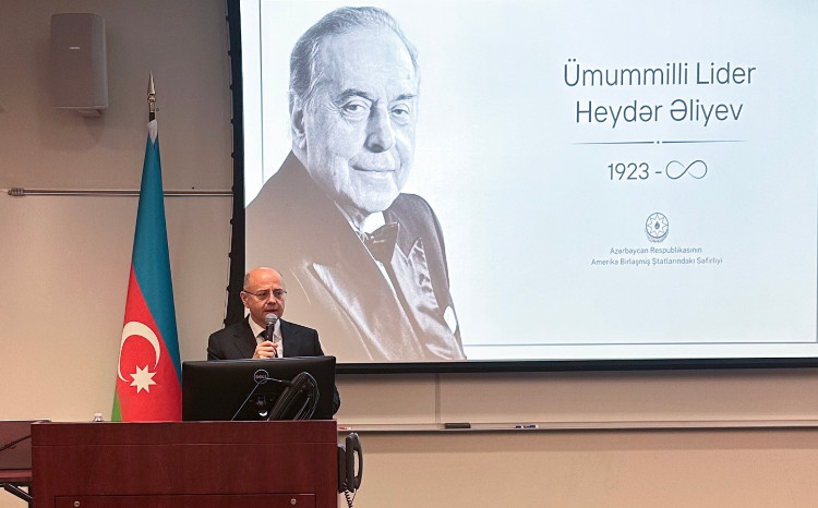 Energetika naziri Vaşinqtonda Azərbaycan-ABŞ enerji tərəfdaşlığının inkişafında Ulu Öndərin rolundan danışıb 