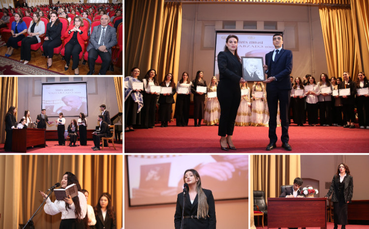 ADPU-da Bəxtiyar Vahabzadənin 100 illiyinə həsr olunmuş ədəbi-bədii tədbir keçirilib 