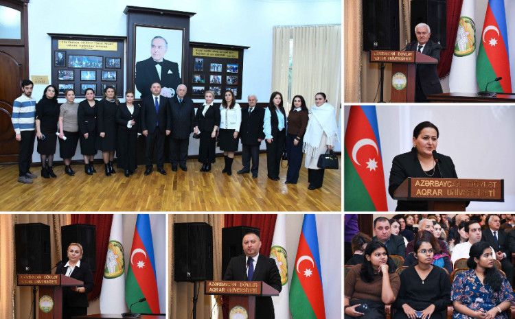 ADAU-da akademik Yusif Məmmədəliyevin 120 illik yubileyi qeyd olunub 