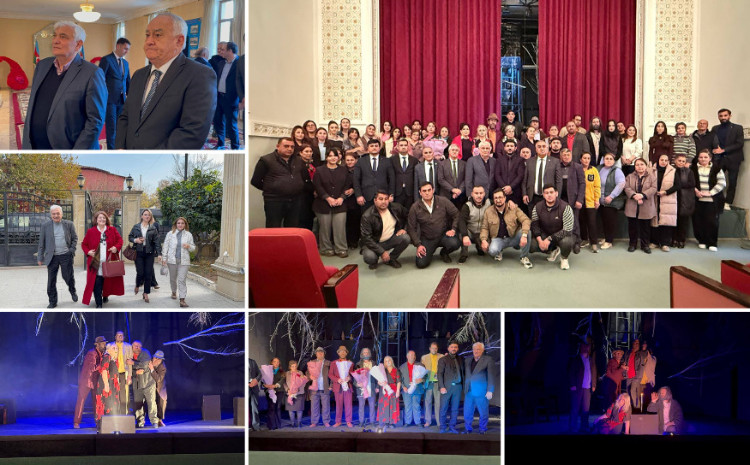 Füzuli Dövlət Dram Teatrında "Ruh" tamaşasının premyerası keçirilib 