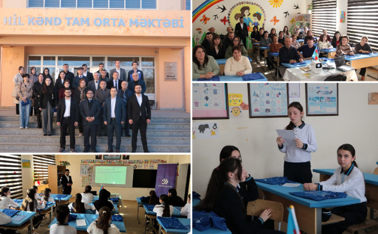 “İnternetdən təhlükəsiz istifadə bacarıqları” layihəsi çərçivəsində təlimlər davam edir 