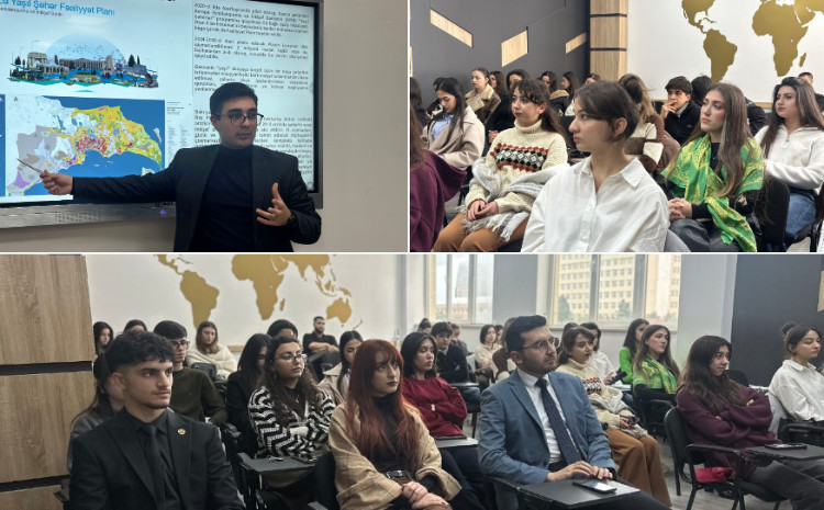 BDU-da “WUF13: Çağırışlar və imkanlar” mövzusunda görüş 