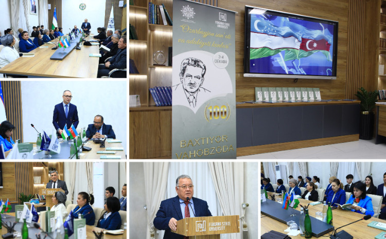 Bəxtiyar Vahabzadənin özbək dilində nəşr olunmuş kitabının Fərqanə Dövlət Universitetində təqdimatı keçirilib 