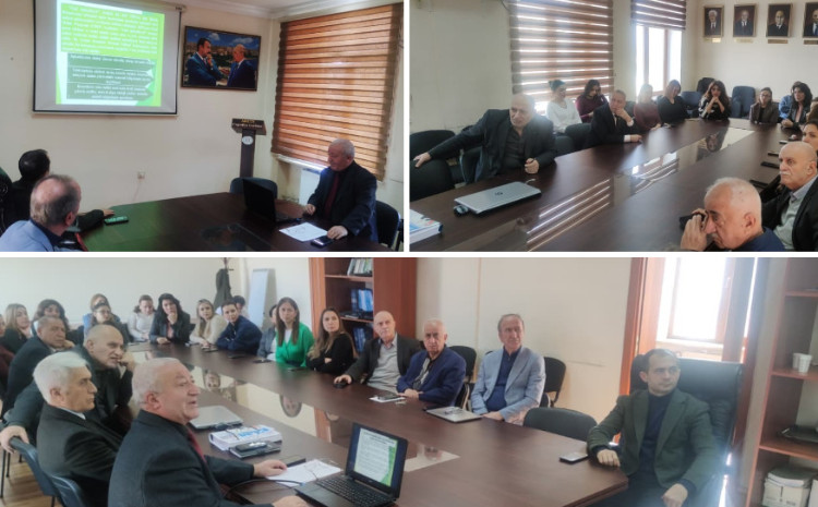 Elmi seminarda yaşıl iqtisadiyyata dair məruzə dinlənilib 