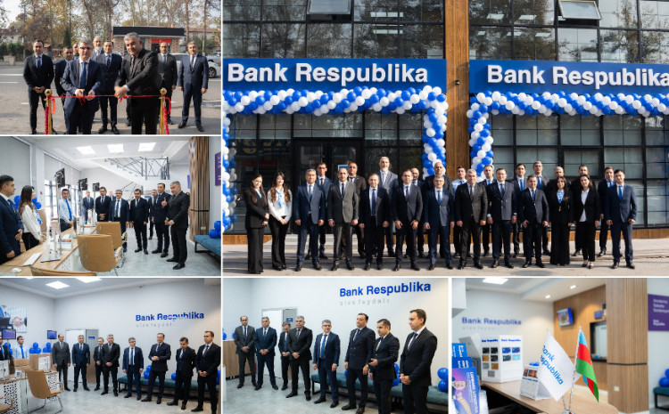 Банк Республика продолжает рост: в Гёйчае открылся 40-й филиал 