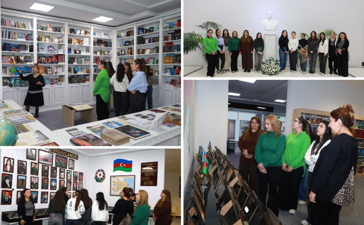 Pedaqoji Kollecin tələbələri Mərkəzi Elmi Kitabxanada olublar 