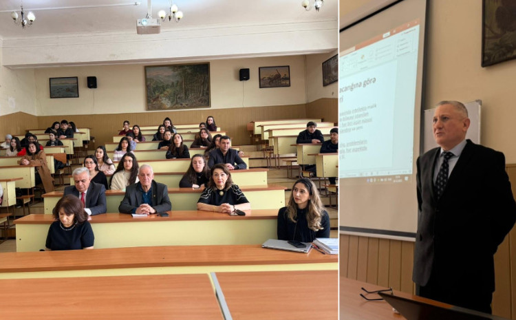 BDU-da biologiyada süni intellektin tətbiqinə dair elmi seminar keçirilib 