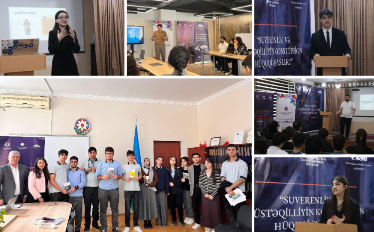 Məktəblilər üçün hüquqi maarifləndirmə təlimləri 