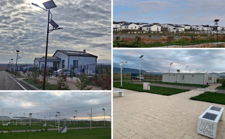 Azad edilmiş ərazilərdə 7000-dən artıq LED işıqlandırma qurğusu quraşdırılıb 