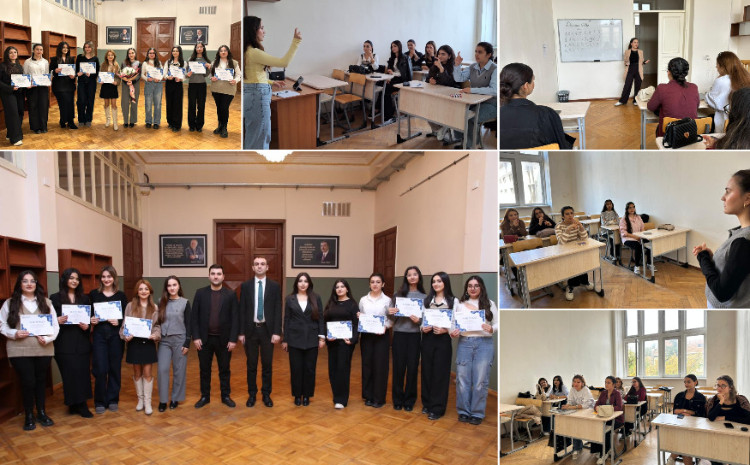 ADPU-da “Danışan Qəlblər” adlı işarə dili dərsləri yekunlaşıb 