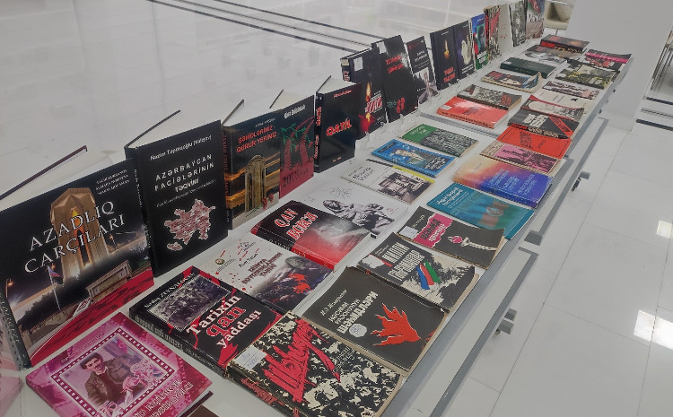 Mərkəzi Elmi Kitabxanada 20 Yanvar faciəsinin 36-cı ildönümünə həsr olunmuş sərgi təşkil edilib 