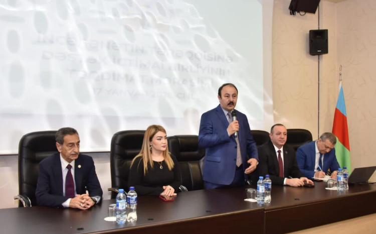 İncəsənətin Tərəqqisinə Dəstək ictimai birliyi təqdim olundu 