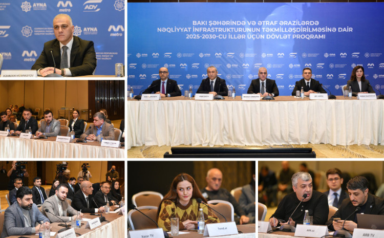 В Баку состоялся круглый стол по реализации Государственной программы развития транспортной инфраструктуры 