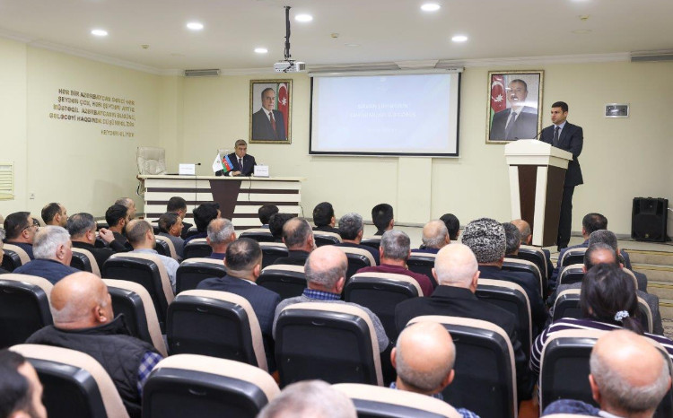 Sahibkarlarla növbəti görüş Şirvan rayonunda keçirilib 