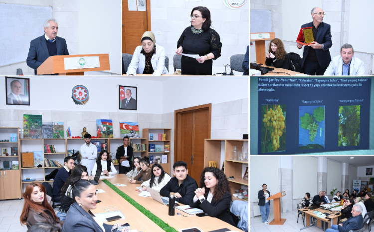 Bağçılıq kafedrasında elmi müsabiqə keçirilib 