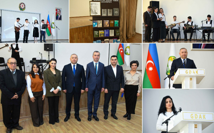 ADAU-da Xalq şairi Bəxtiyar Vahabzadənin anadan olmasının 100 illik yubileyi qeyd olunub 