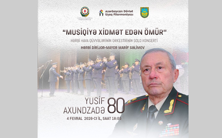 Yusif Axundzadənin 80 illik yubileyi Azərbaycan Dövlət Uşaq Filarmoniyasında qeyd olunacaq 