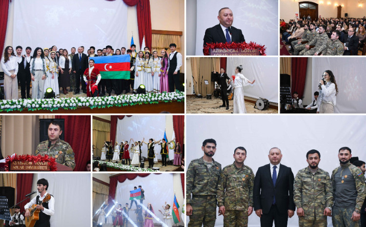 ADAU-da Dünya Azərbaycanlılarının Həmrəylik Günü və Yeni il münasibətilə tədbir keçirilib 