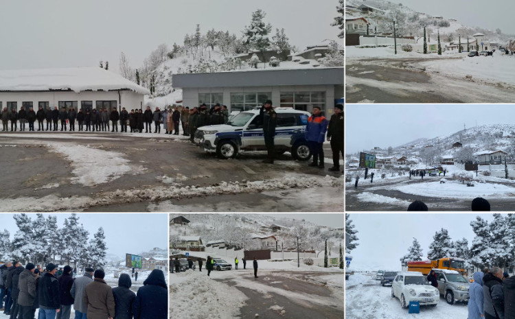 Laçın rayonunda da 20 Yanvar faciəsi qurbanlarının xatirəsi bir dəqiqəlik sükutla anılıb 