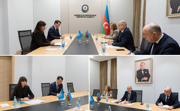 A meeting with UN Resident Coordinator in Azerbaijan was held at the Ministry of Energy 