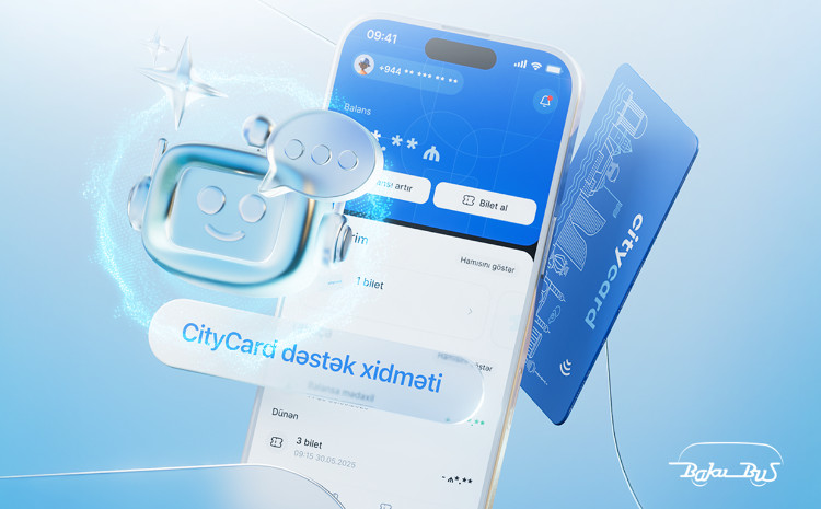 “CityCard”da süni intellekt əsaslı dəstək xidməti istifadəyə verildi 