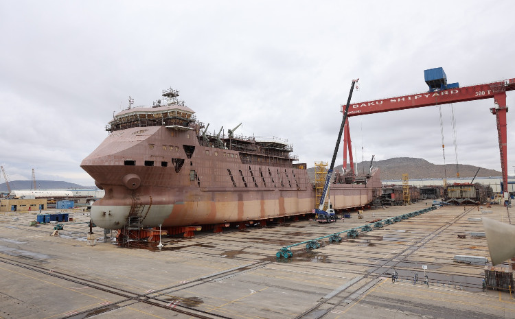 ASCO-nun sifarişi əsasında tikilən üçüncü “RoPax” gəmisi üzrə işlər son mərhələdədir 