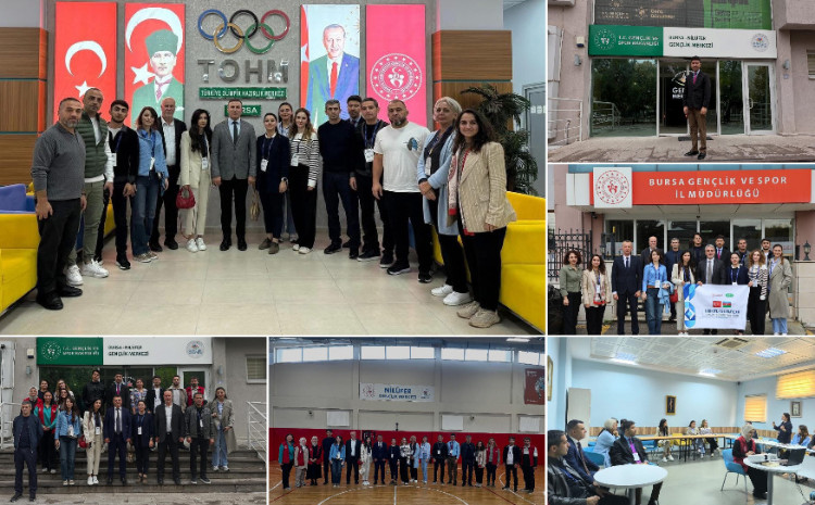 Dövlət proqramı çərçivəsində nümayəndə heyəti Bursa şəhərində gənclər və idman qurumlarını ziyarət edib 