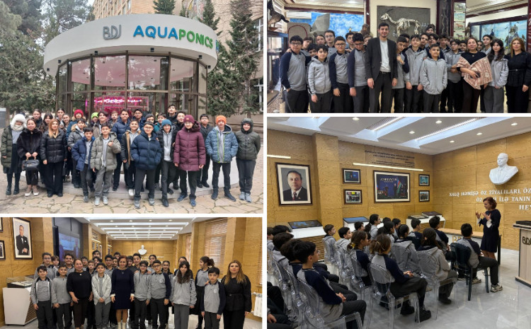 BDU-nun nəzdində “Gənc istedadlar” liseyinin şagirdləri Universiteti ziyarət ediblər 