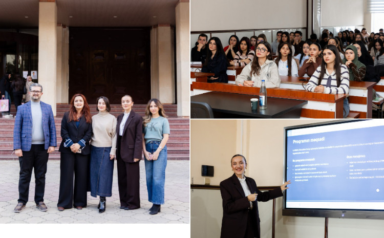 BDU-nun tələbə və məzunları üçün “Gələcəyin müəllimləri” təqaüd proqramı ilə bağlı infosessiya 