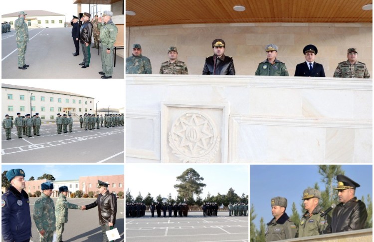 Hərbi Hava Qüvvələri komandanı və Hərbi prokuror hərbi hissələrdə olublar 