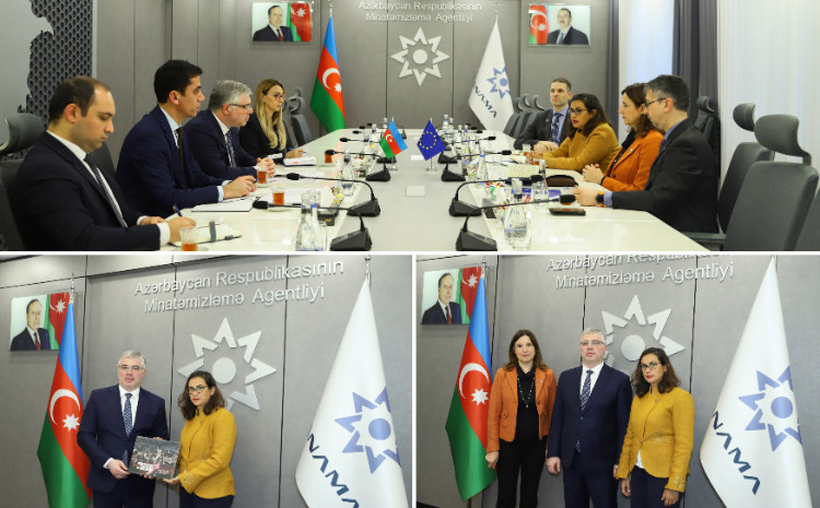 Avropa Xarici Fəaliyyət Xidmətinin nümayəndə heyəti ilə ANAMA-da görüş 