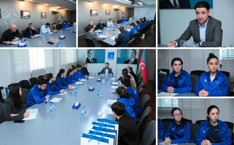 Azərbaycan Kamandan Oxatma Federasiyasının baş katibi idmançılarla görüşüb 