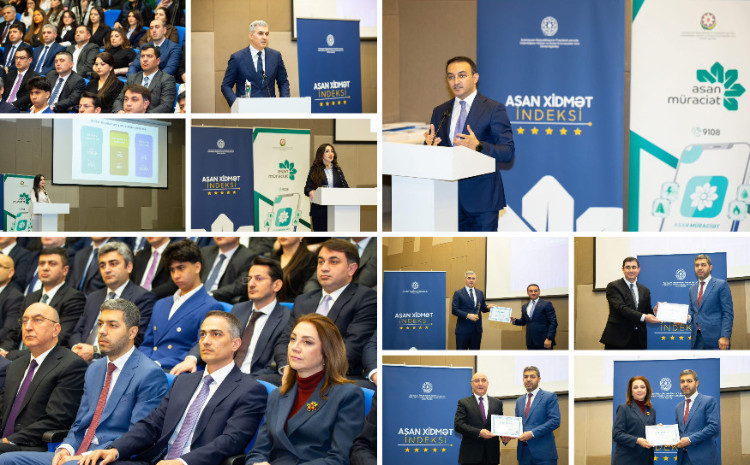 “ASAN xidmət indeksi”nə və “ASAN müraciət”ə dair nəticələr açıqlanıb 