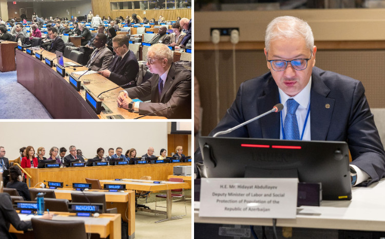 BMT-nin Sosial İnkişaf üzrə Komissiyasının sessiyasında Azərbaycanın inklüzivliyə əsaslanan sosial inkişaf təcrübəsindən bəhs olunub 