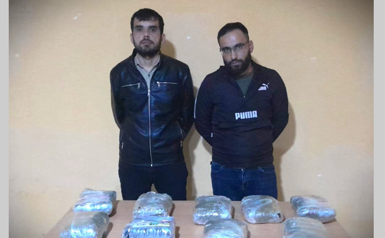 DSX: İrandan PUA ilə atılan 10 kiloqramdan çox narkotik ələ keçirildi 