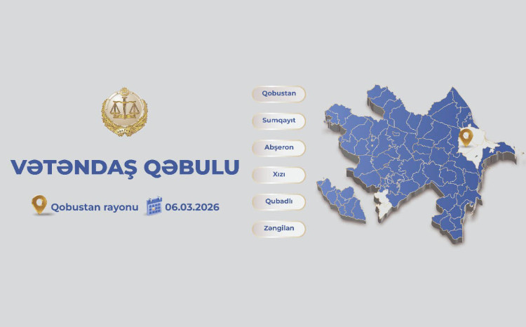 Ədliyyə naziri Qobustan rayonunda vətəndaşları qəbul edəcək 