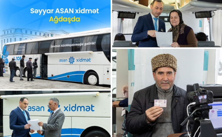 Səyyar ASAN xidmət Ağdaşda 