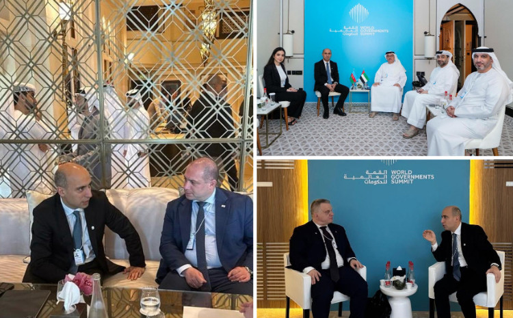 Emin Əmrullayev BƏƏ-də Dünya Hökumət Sammiti çərçivəsində bir sıra görüşlər keçirib 