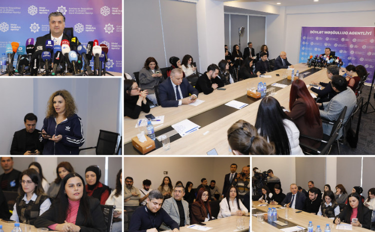 Dövlət Məşğulluq Agentliyində 2025-ci ildə görülmüş işlərə və bu ilki hədəflərə dair mətbuat konfransı keçirilib 