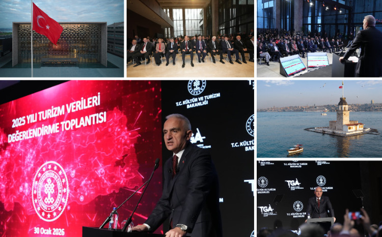 Türkiyə 2025-ci il üzrə turizm nəticələrini açıqlayıb 