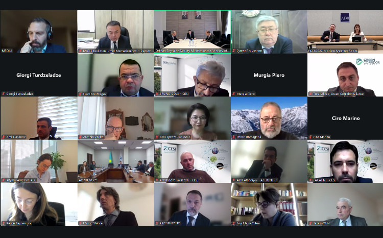 “Mərkəzi Asiya-Azərbaycan Yaşıl Enerji Dəhlizi” layihəsinin texniki-iqtisadi əsaslandırmasına dair ilk iclas keçirilib 