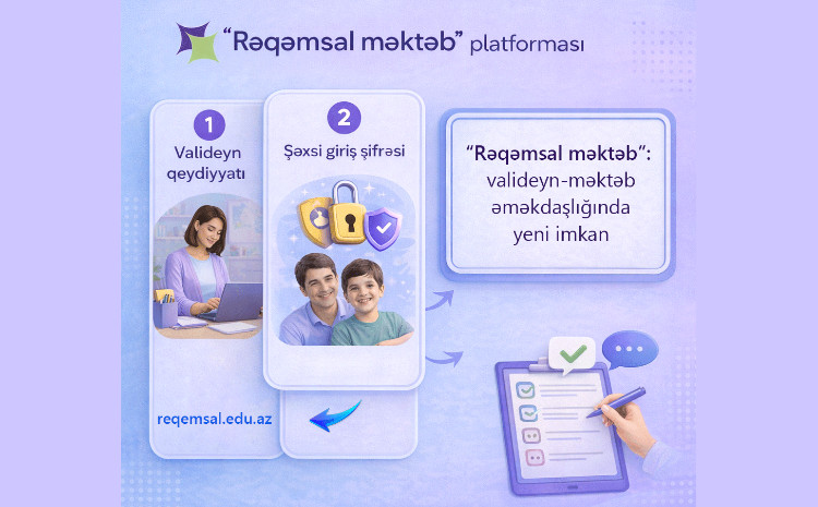 “Rəqəmsal məktəb”: valideyn- məktəb əməkdaşlığında yeni imkan 