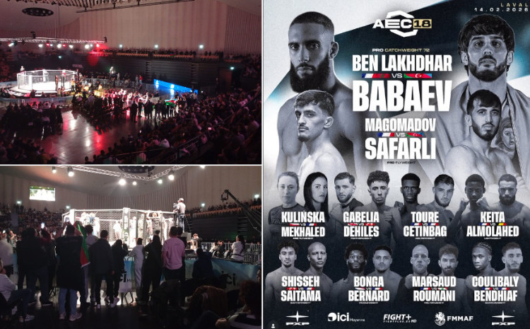 Beynəlxalq MMA turnirində azərbaycanlı idmançıya diaspor dəstəyi 