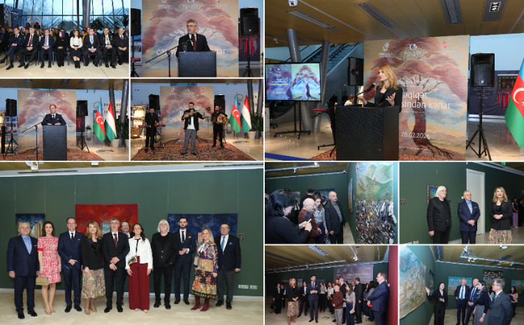 Looking out of the Credible solo exhibition by Zsuzsa Péreli is now open at the Azerbaijan National Carpet Museum 