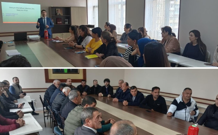 Naxçıvanda müxtəlif ixtisaslar üzrə müdavimlər üçün əməyin mühafizəsi mövzusunda təlimlər keçirilib 