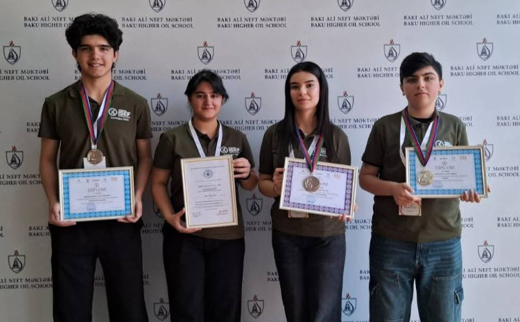 BDU-nun “Gənc istedadlar” liseyinin şagirdləri “Sabahın alimləri” XV Respublika müsabiqəsinin qalibidirlər 