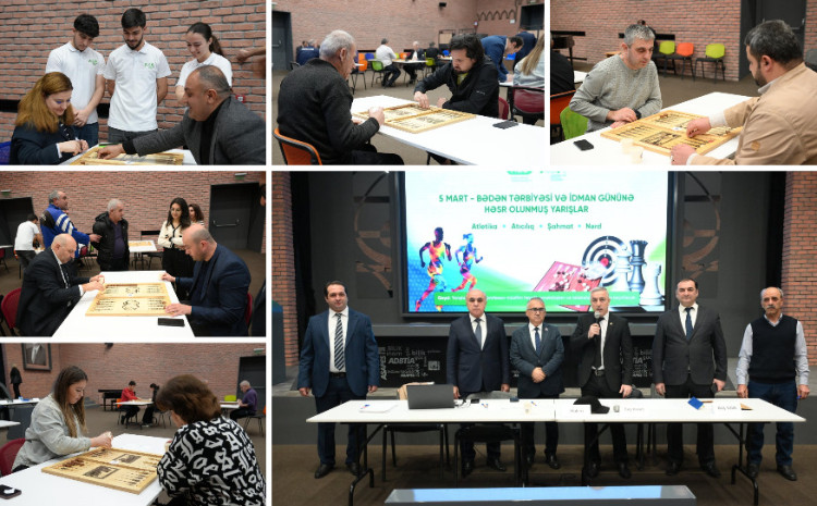İdman Akademiyasında kişilər və qadınlar arasında nərd yarışı keçirildi 