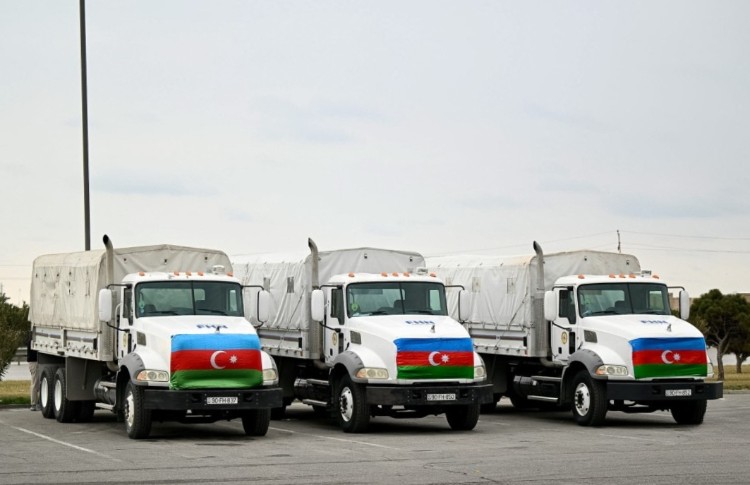 Azərbaycan Prezidentinin tapşırığı ilə İrana humanitar yardım yola salınıb 
